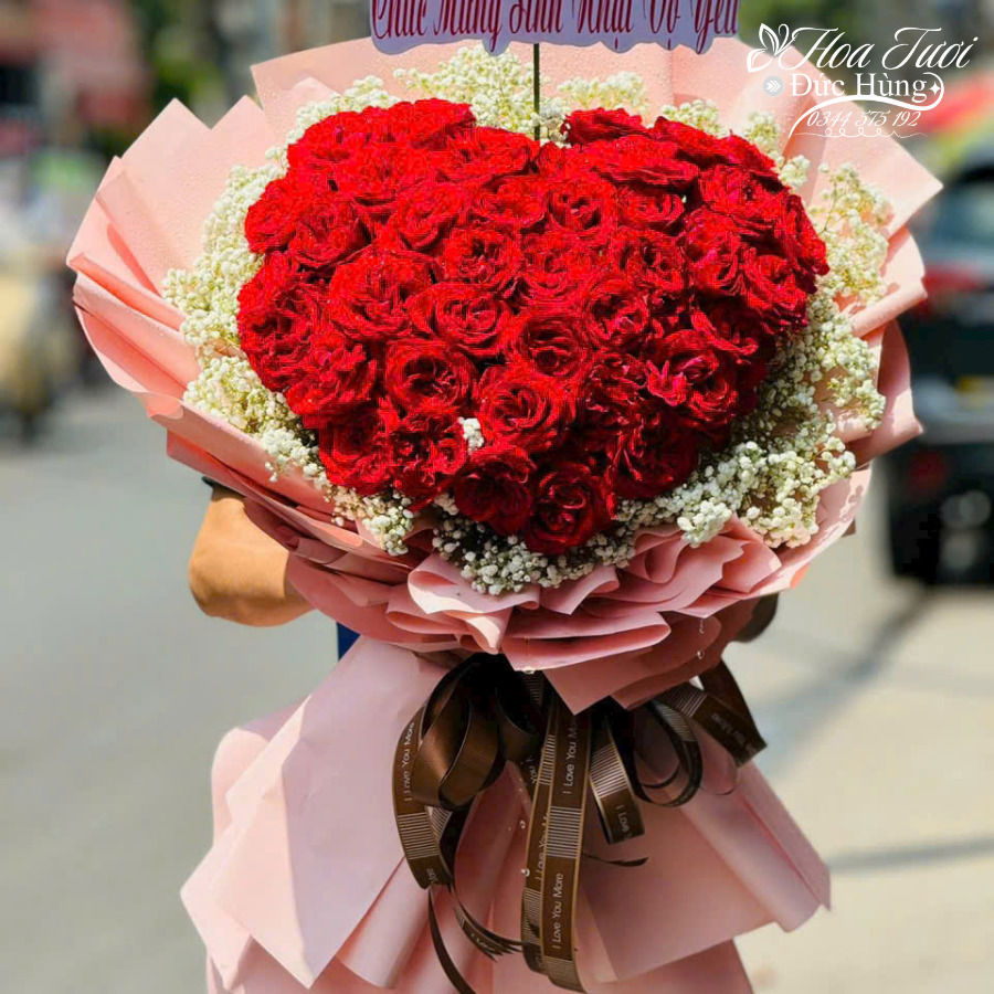 Hoa Trái Tim Màu Đỏ